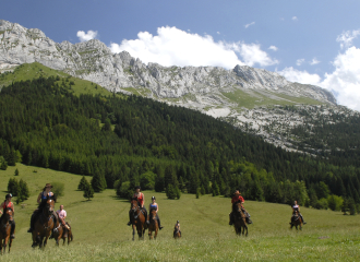 Le Vercors, le paradis à cheval