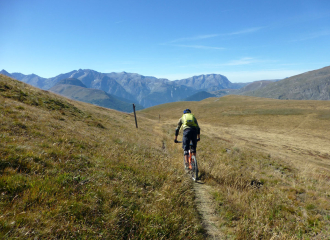 Au départ d'une belle descente