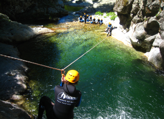 Canyoning intermédiaire - Borne Intégrale - Journée - Face Sud