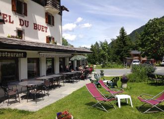 restaurant du buet en été