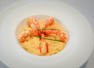 Le risotto de Gambas