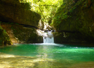 Canyoning avec Jehan-Roland Guillot