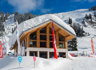 Le chalet de l'ESF des Lindarets