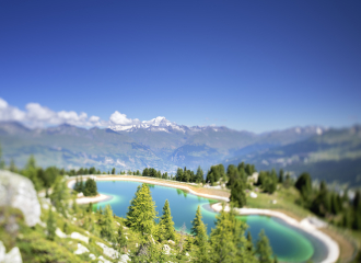 Belle randonnée avec une vue magnifique à l'arrivée