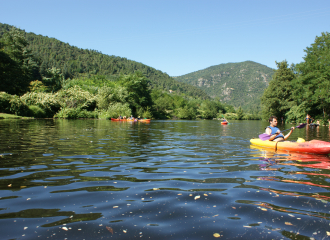 activité sur la rivière