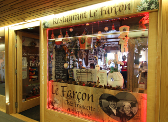 Façade restaurant le Farçon