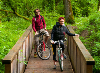 Itineraire vtt balise aux Sources du lac Annecy