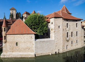 Annecy, Palais de l'Île, juillet 2017 à la suite de sa restauration