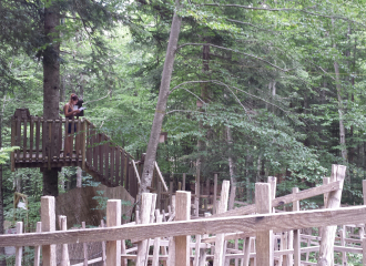 Forêt Labyrinthe au Parcours Aventure Trièves