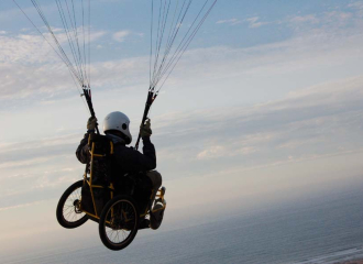 Parapente avec l'association Free-Mouse